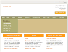 Tablet Screenshot of catadoptionteam.org